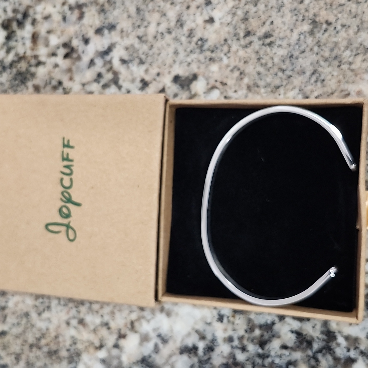 New In Box Joycuff Silver Bracelet 